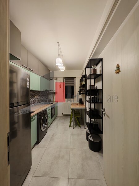 Pacii, apartament cu 2 camere de vanzare cu centrala, mobilat si utilat